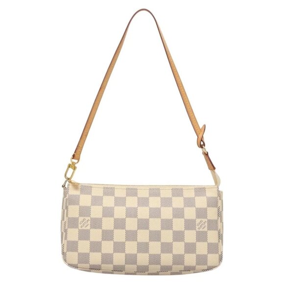 LOUIS VUITTON Damier Azur Pochette Accessoires Pouch LV Auth - Picture 2 of 16